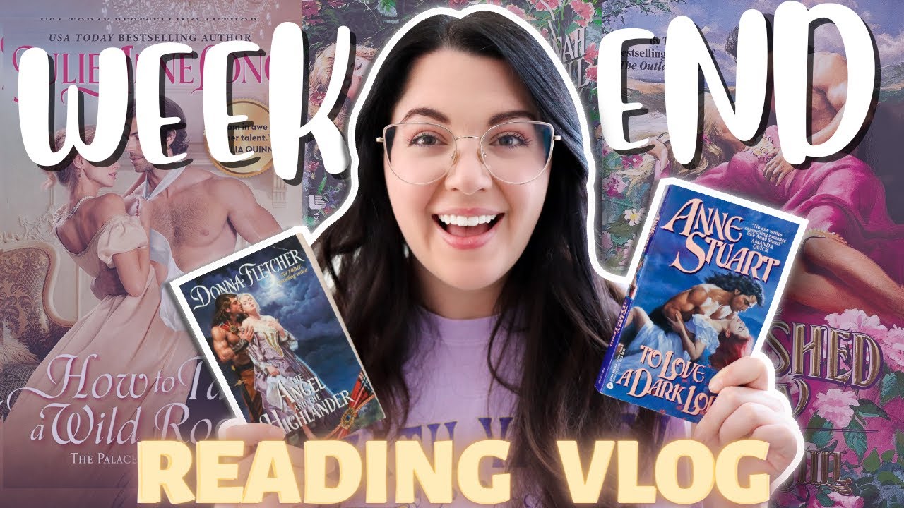 Historical Romance Weekend Reading Vlog | Romance Readathon