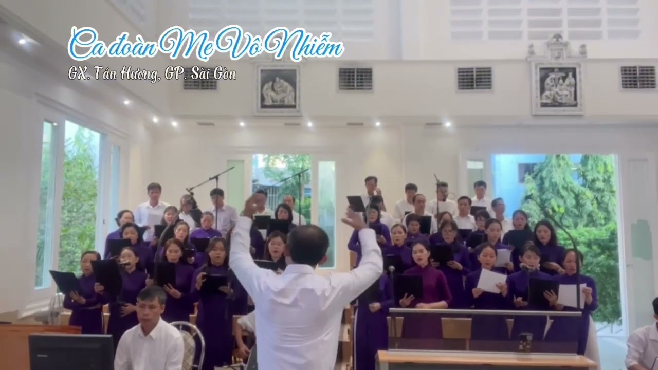 Ca phụng vụ lễ CN1 Mùa Vọng . CĐ Mẹ Vô Nhiễm , GX Tân Hương