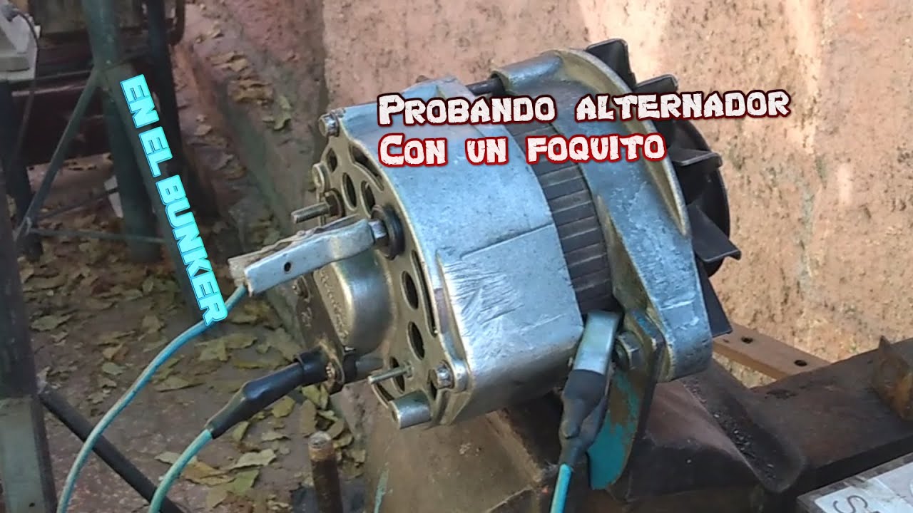 Prueba de alternador Fiat 600