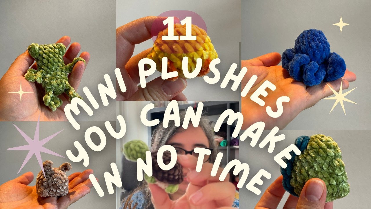 11 Mini Crochet Plushies You Can Make in No Time (Free Patterns Tested)