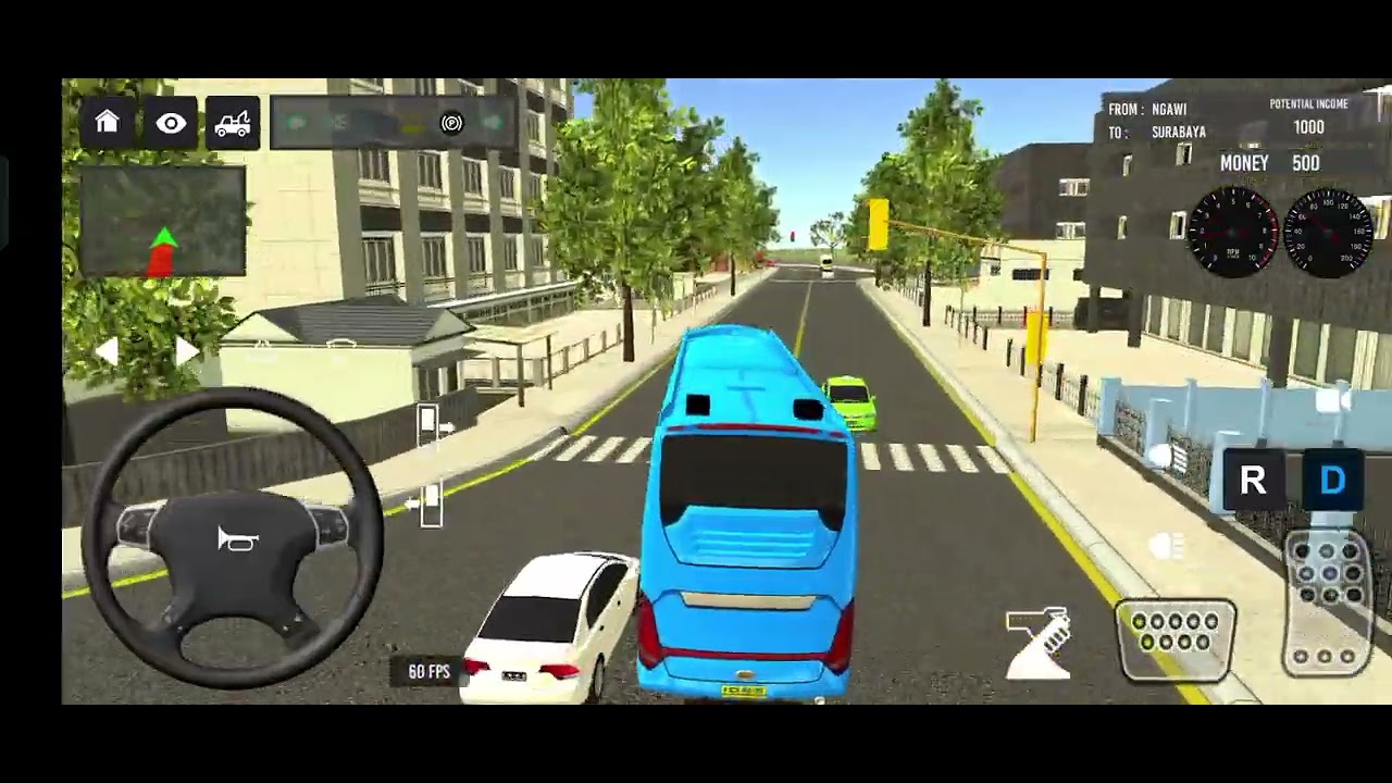 Euro Bus Driving Game PublicTransportation 2024 Indonesia BusSimulator Android Gameplay #86