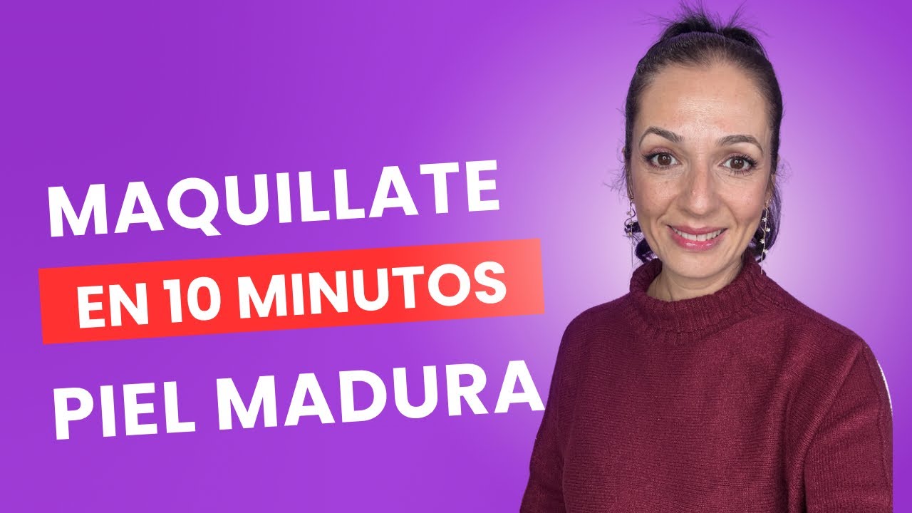 Maquillaje en 10 minutos que NO marca arrugas | Piel madura