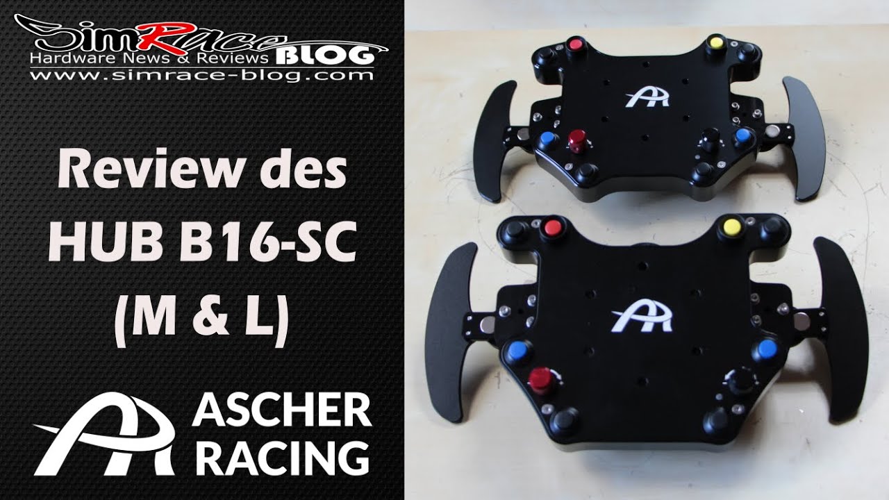 Review des HUB de volant B16-SC (L&M) de Ascher Racing - [Simrace-Blog ]
