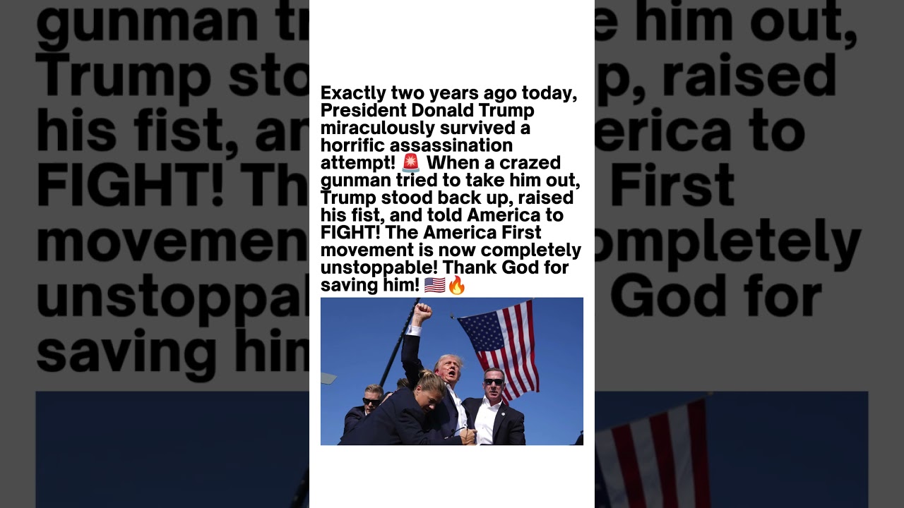 2 Years Since Trump Assassination Attempt 🇺🇸