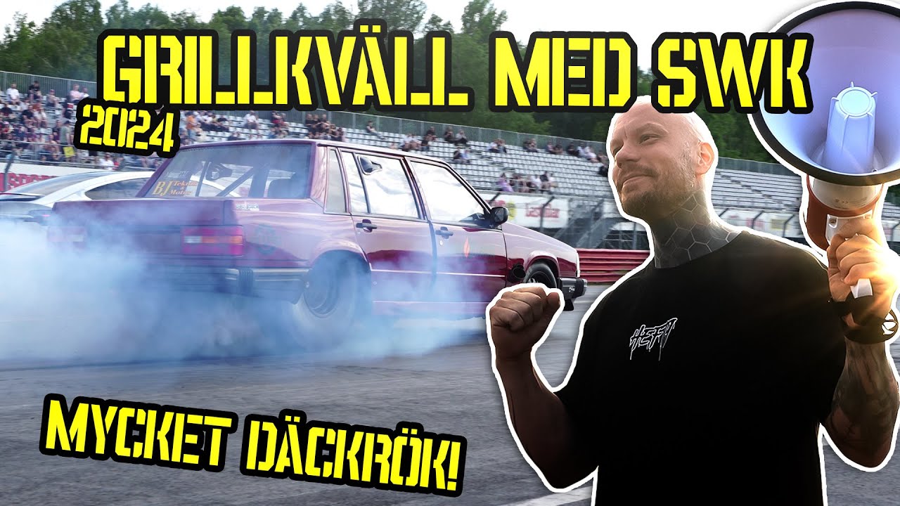 FANTASTISK KVÄLL PÅ MANTORP PARK! STRIPPEN OCH BURNOUTS!