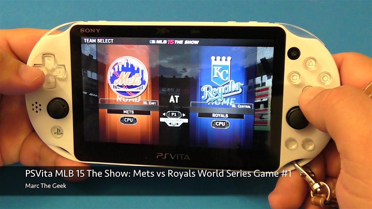 PSVita: MLB 15: Mets против Royals, Мировая серия, игра 1