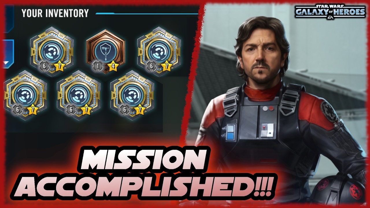 Это сработало!! Жетоны сверхскорости Кассиана разблокированы в Star Wars: Galaxy of Heroes!