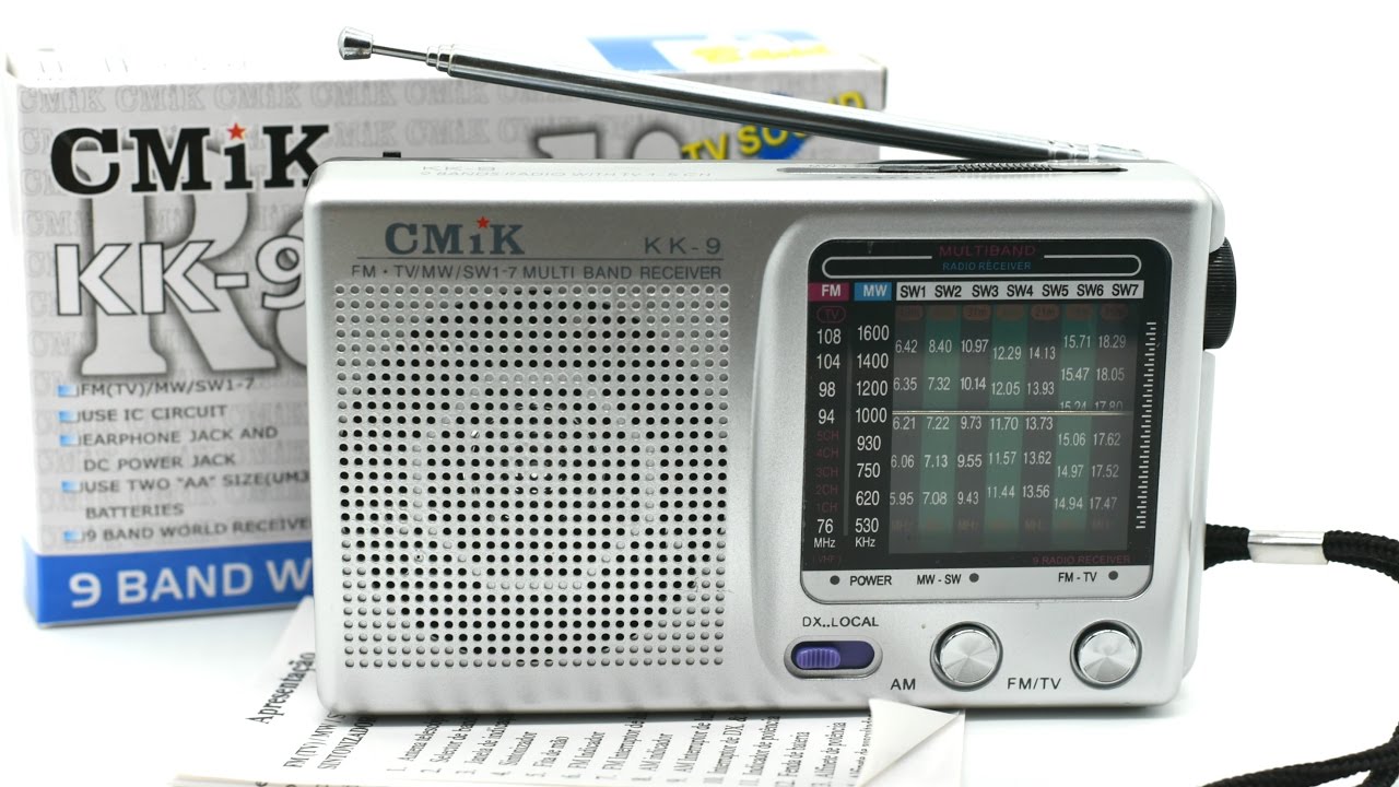 REVIEW FUNCIONAMENTO DE RADIO AM FM CMIK KK 9