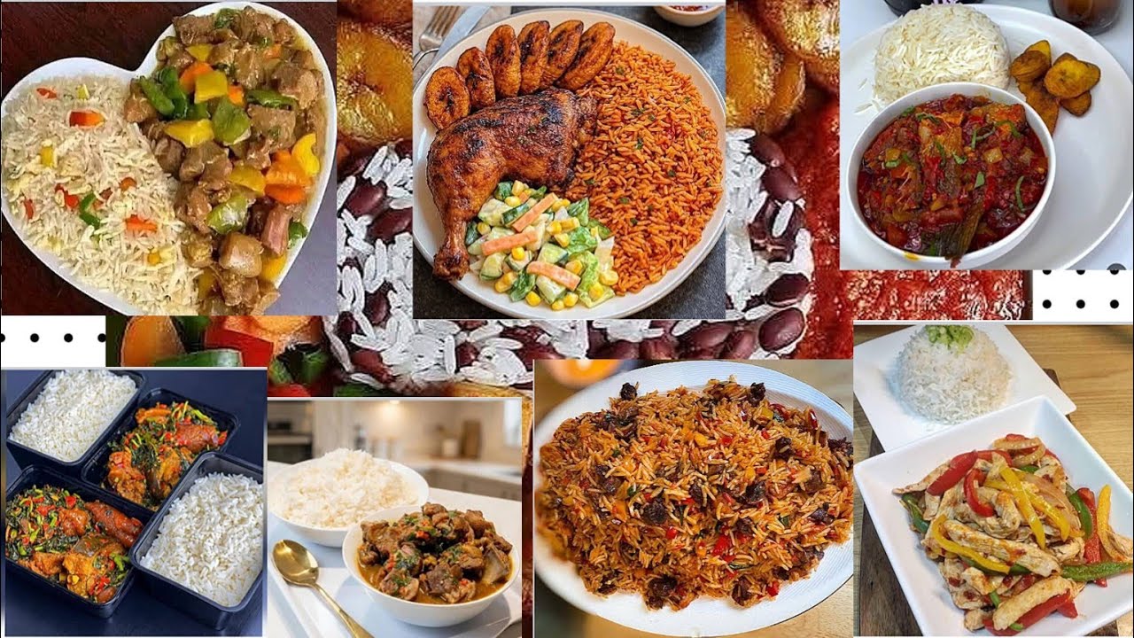 Вкусное рисовое ассорти