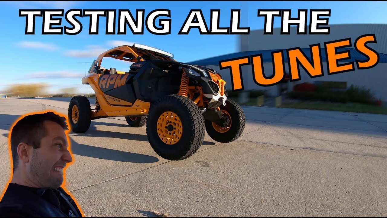 Can Am X3 RR TUNE TESTING! EVO,  Whalen, Aftermarket Assassins, & Vivid.. PLUS EVO's 2 STEP Launch!?