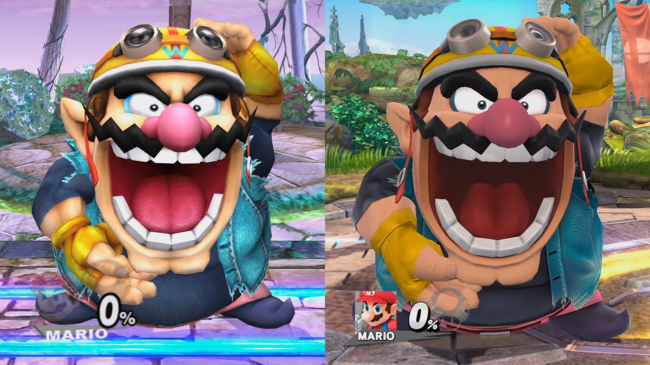 Super Smash Bros Wii U | Wario Evolution