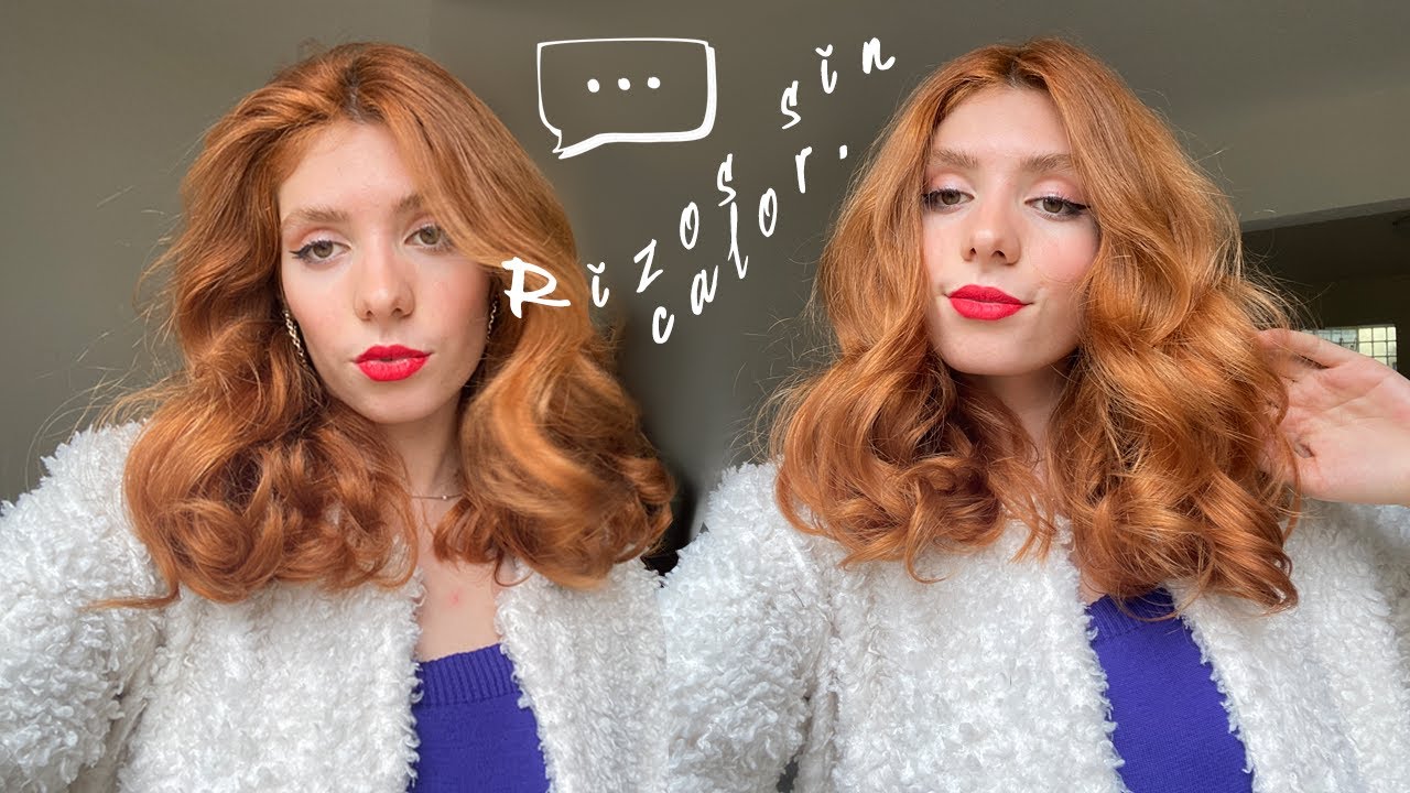 rizos sin calor//heatless curls (✨salchicha mágica✨) + como me cuido en cabello