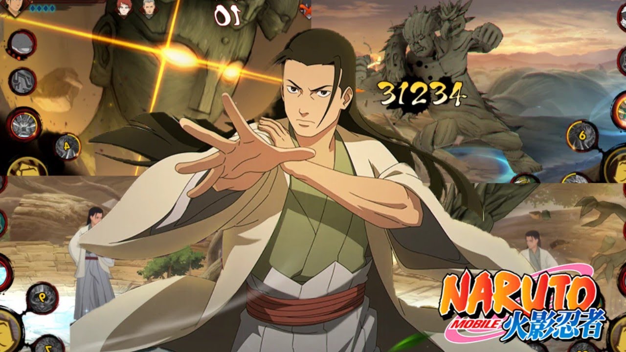 Hashirama Senju (Konoha Founder) Terlalu Kuat Di Game Naruto Mobile Tencent