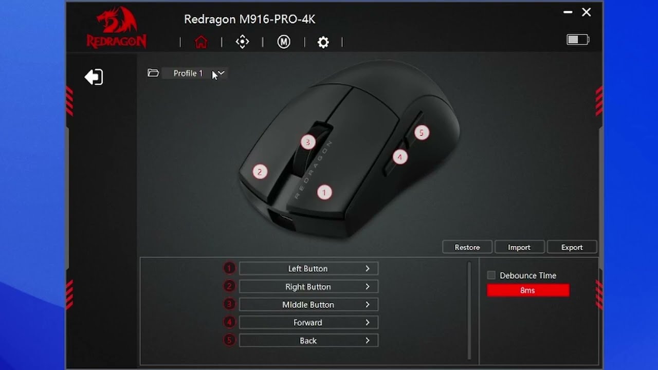 Руководство по настройке программного обеспечения и макросов для Redragon K1ING M916 Pro 4K