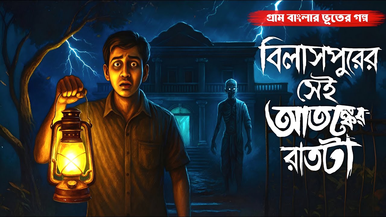 বিলাসপুরের সেই আতঙ্কের রাতটা।(হাড় হিম করা ভয়ের গল্প)গ্রামবাংলার ভূতেরগল্প Gram BanglarVuterGolpo |