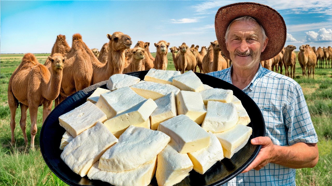 Fresh Camel Milk Cheese and Tender Adjarian Khachapuri