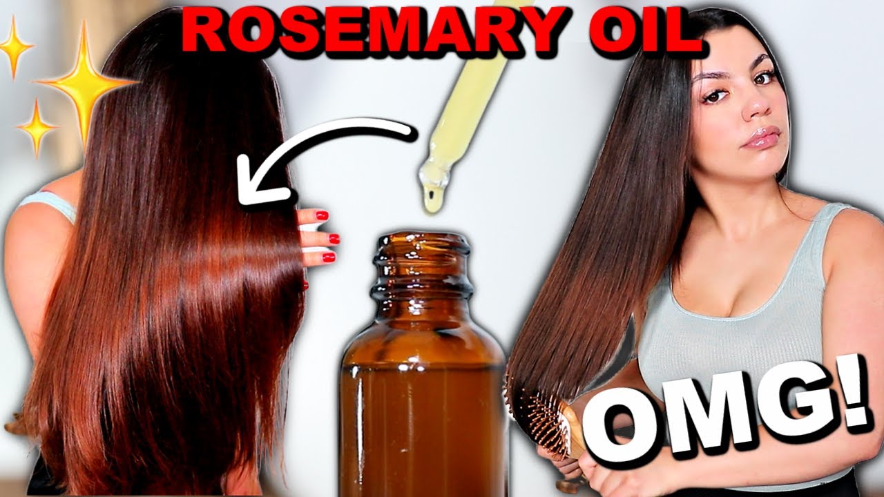 ROSEMARY OIL FOR HAIR GROWTH | How To Use Rosemary Oil For Extreme Hair Growth