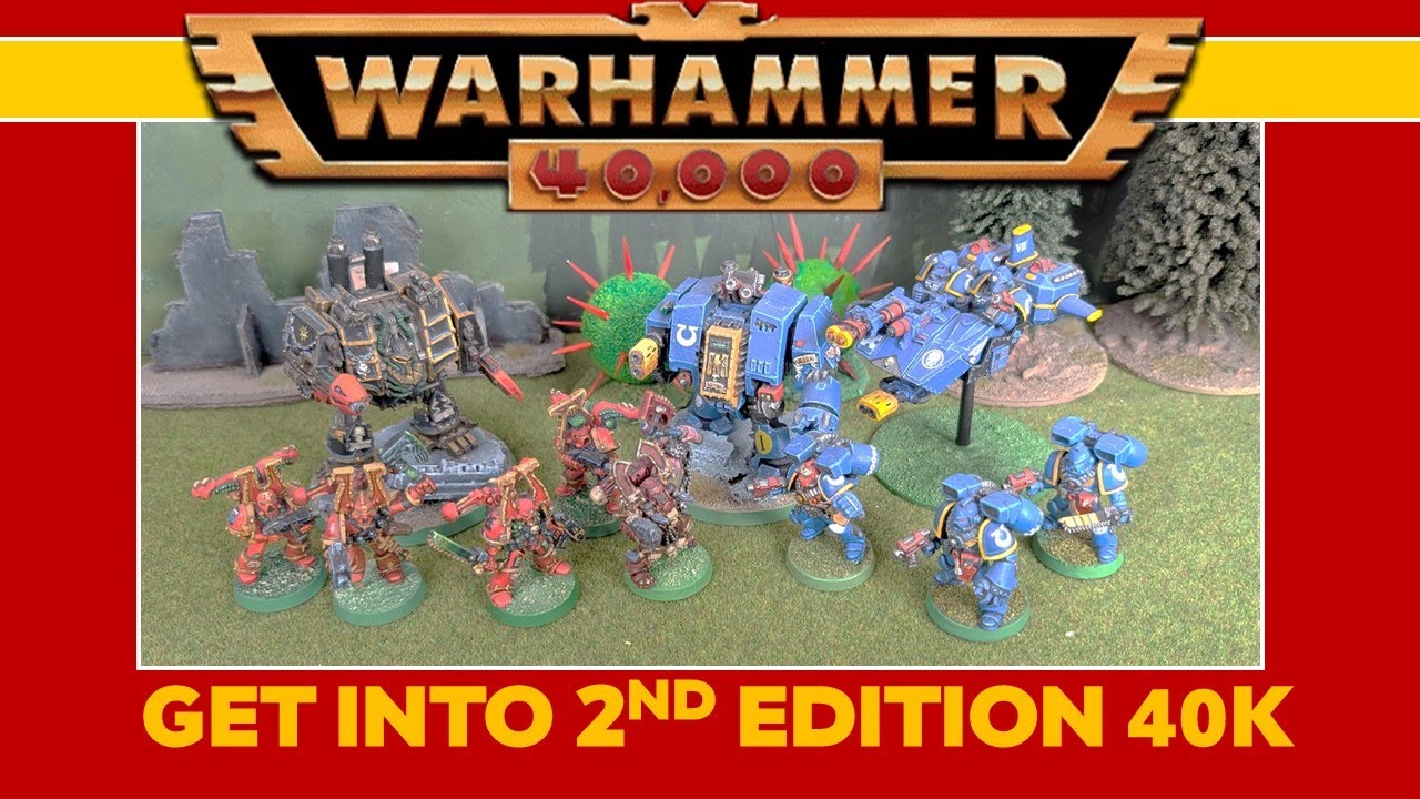 Get into 2nd Edition Warhammer 40k