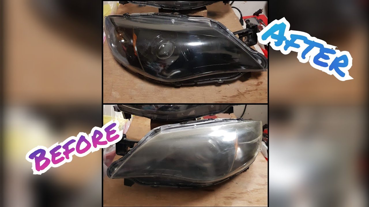 Headlight Restoration Meguiar's Heavy Duty | Subaru WRX STi