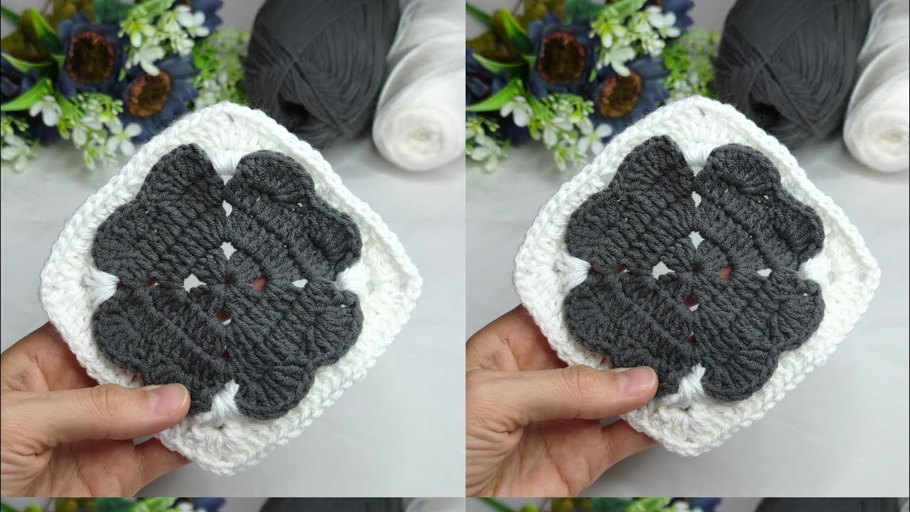 This motif is amazing 😍 Online crochet tutorial ❣️ #crochet #knitting #crochetmotifs 