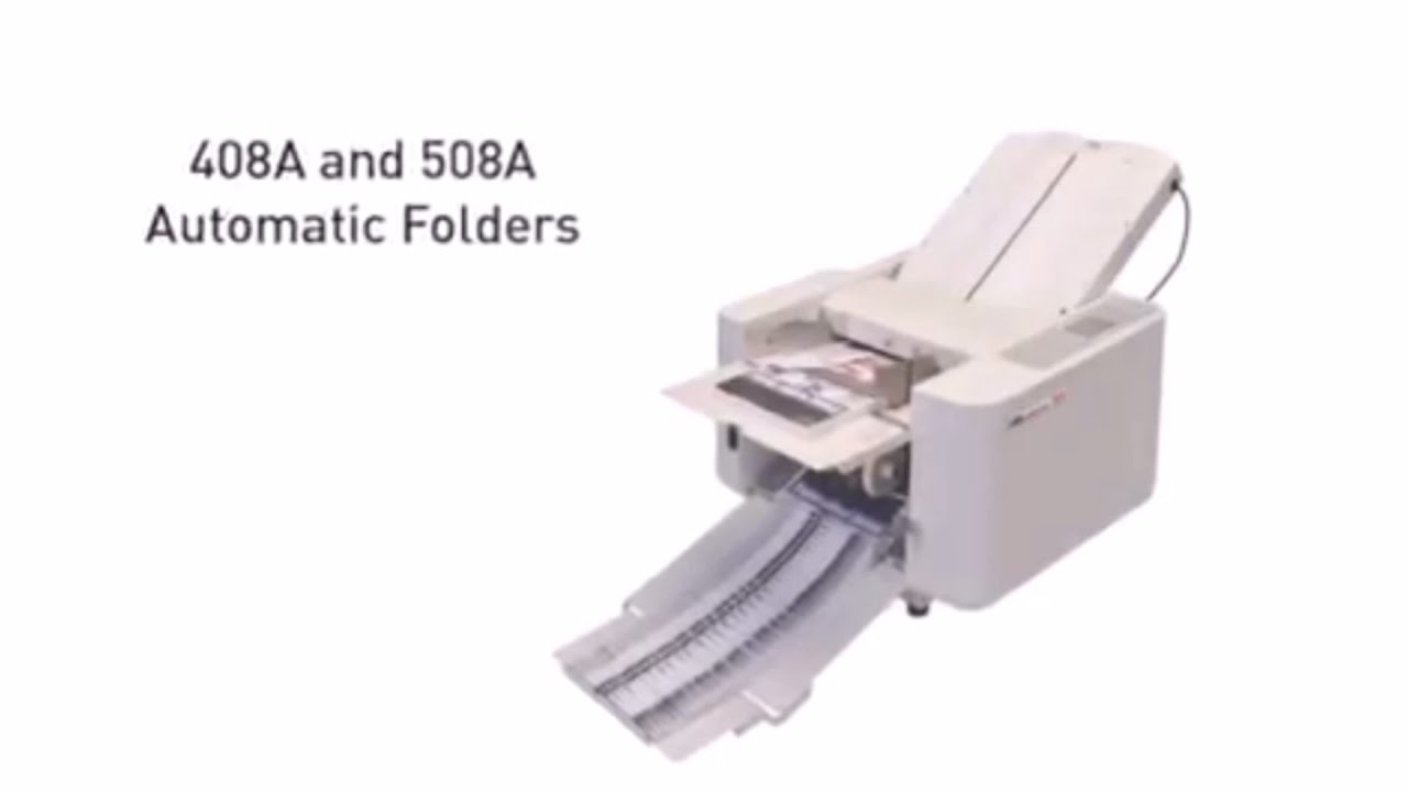 MBM 408A & 508A Automatic Paper Folder
