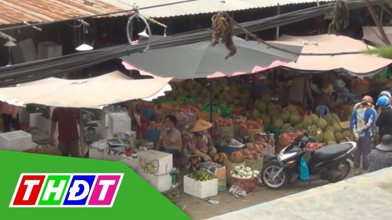 Tạm ngưng hoạt động chợ tr&aacute;i c&acirc;y lớn nhất TP.Mỹ Tho, Tiền Giang | THDT