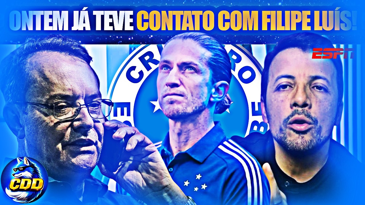 🦊👏 FILIPE LUÍS JÁ ESTÁ CONVERSANDO COM O CRUZEIRO! É MUITO RÁPIDO DE RESOLVER!