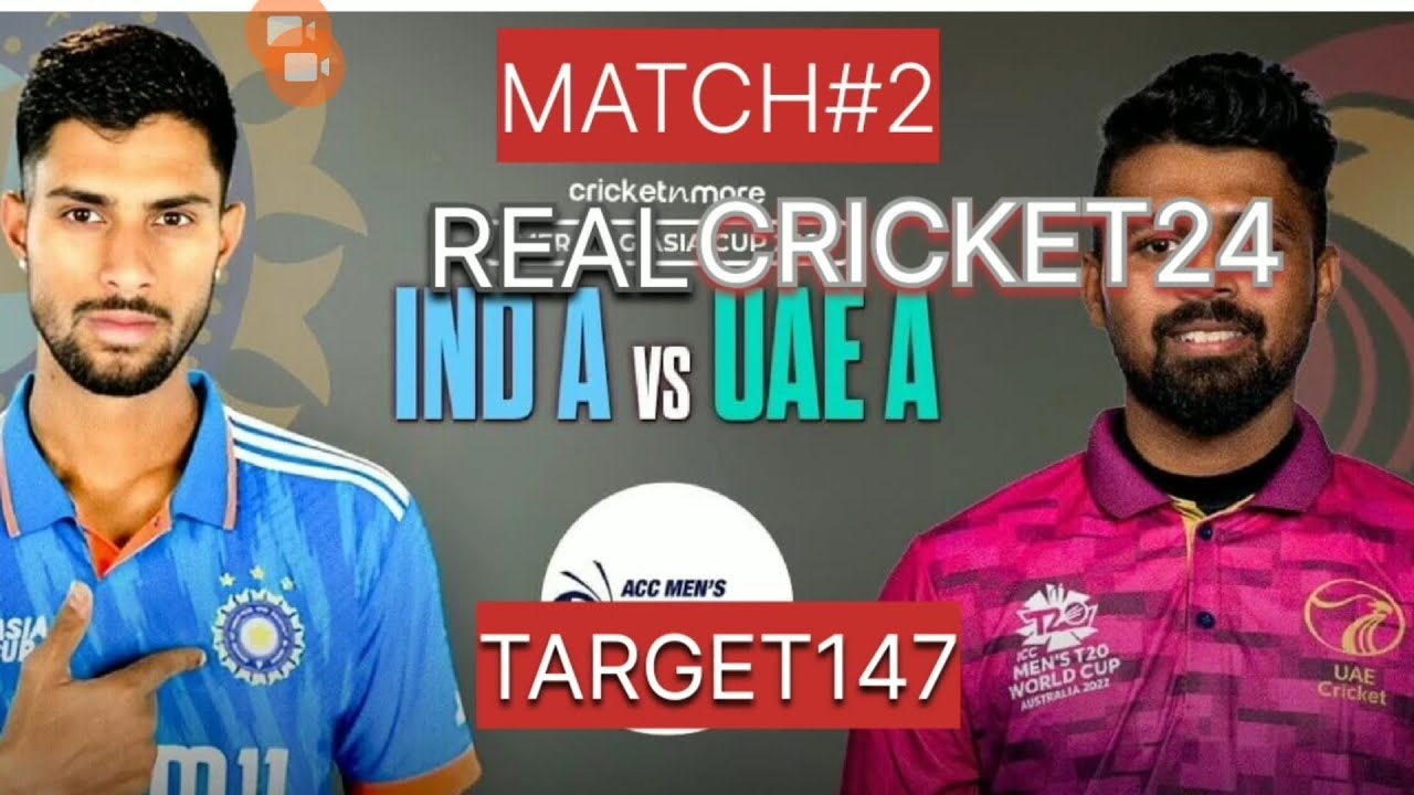 REALCRICKET 24 INDIA vs UAE 3WICKET#2