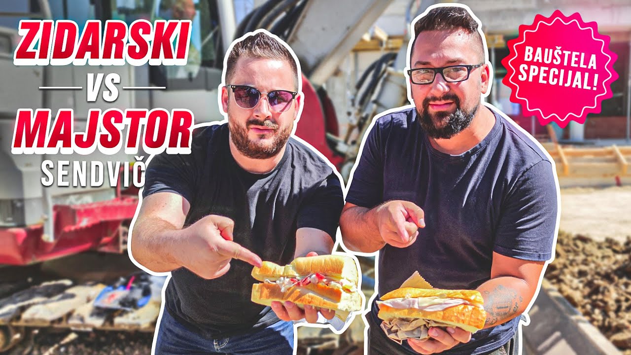 ZIDARSKI VS. MAJSTOR SENDVIČ *Podravka MAJSTOR salame* (jeftino!?) | BAUŠTELA SPECIJAL