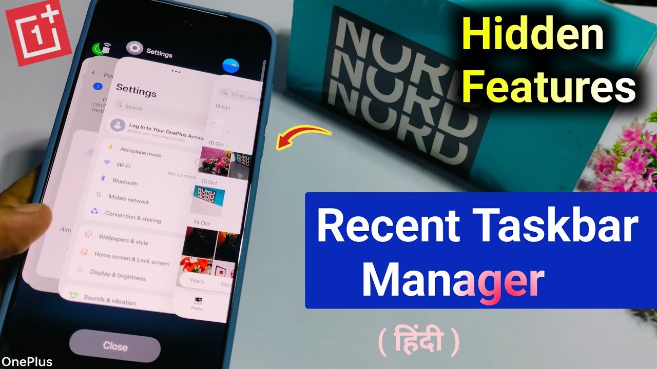 Resent Taskbar Manager Settings 📲 Hidden Features OnePlus Phone 😱 Oneplus Nord 5 