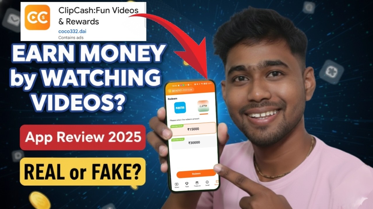 ClipCash Real or Fake? Earn Money by Watching Videos | Full Review 2025