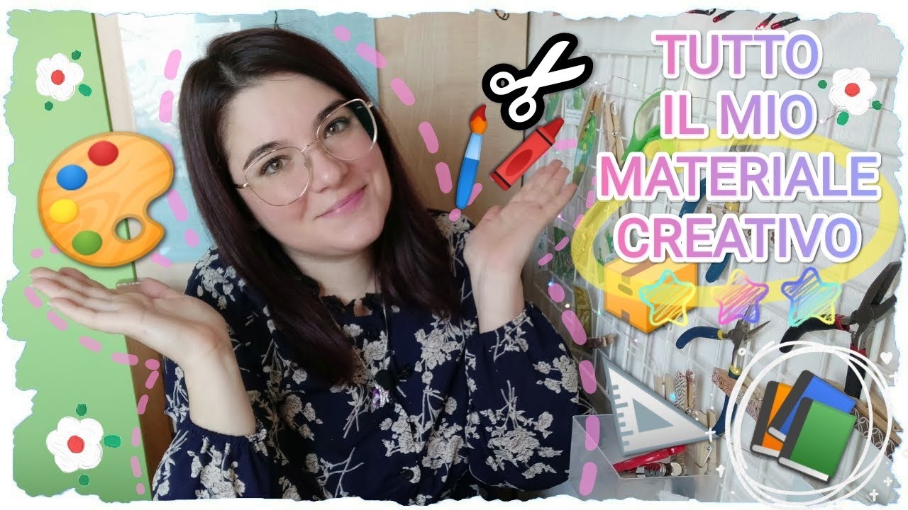 Vi mostro TUTTO il mio MATERIALE CREATIVO 🎨 | Parte 1🖌