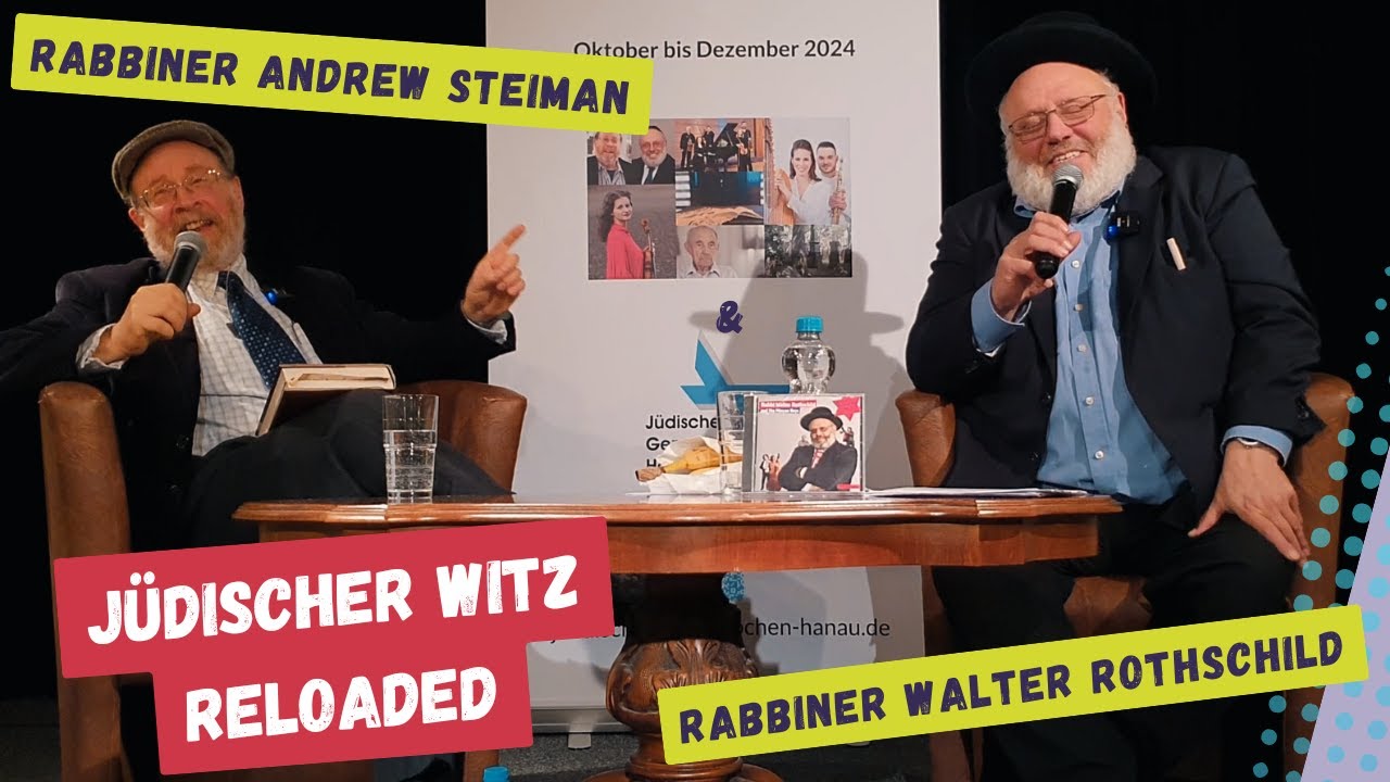 Jüdischer Witz reloaded: Rabbiner Steiman & Rothschild erzählen jüdische Witze in Hanau
