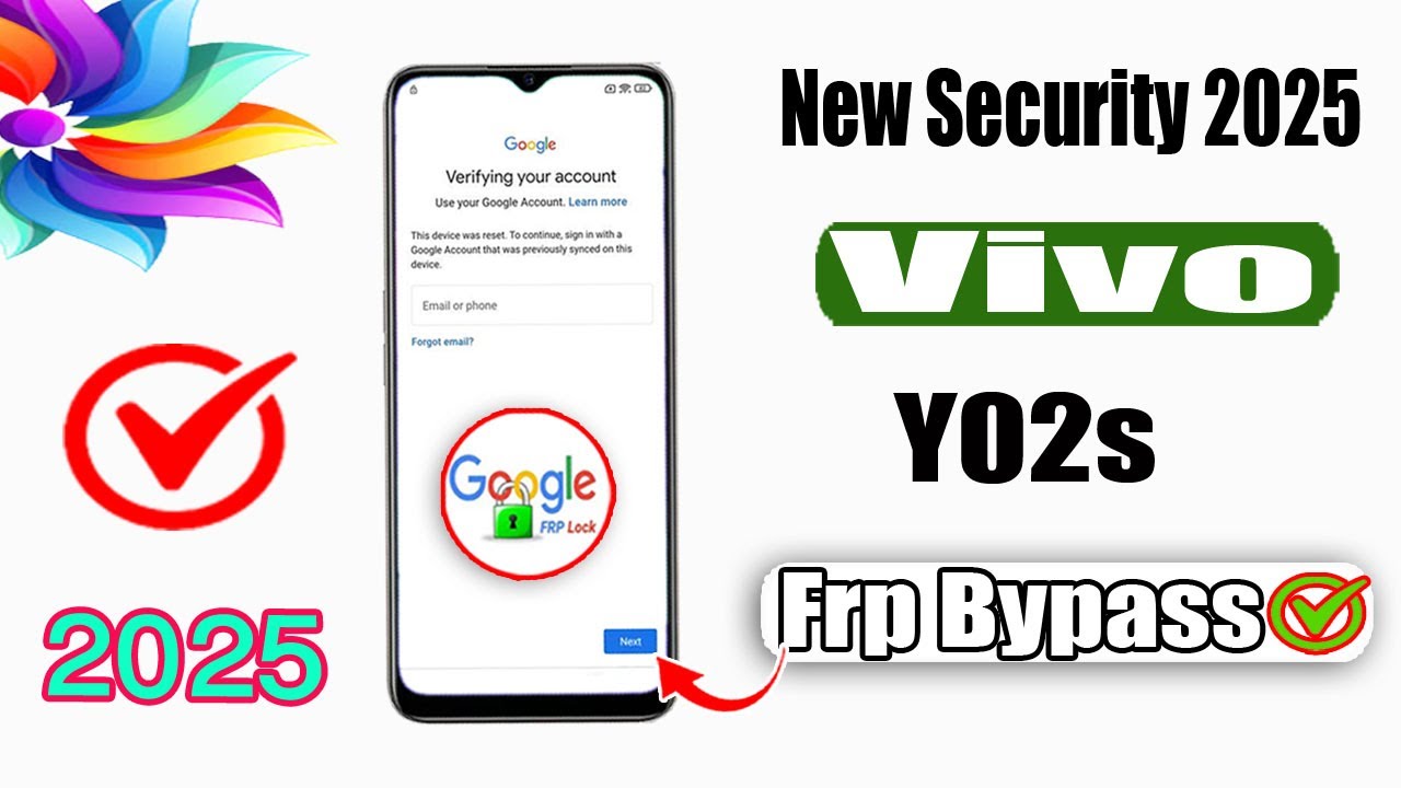 Vivo Y02s FRP Bypass Android 12/Vivo Y02s,Google Account Unlock Without Pc(100% DONE)New Method 2025