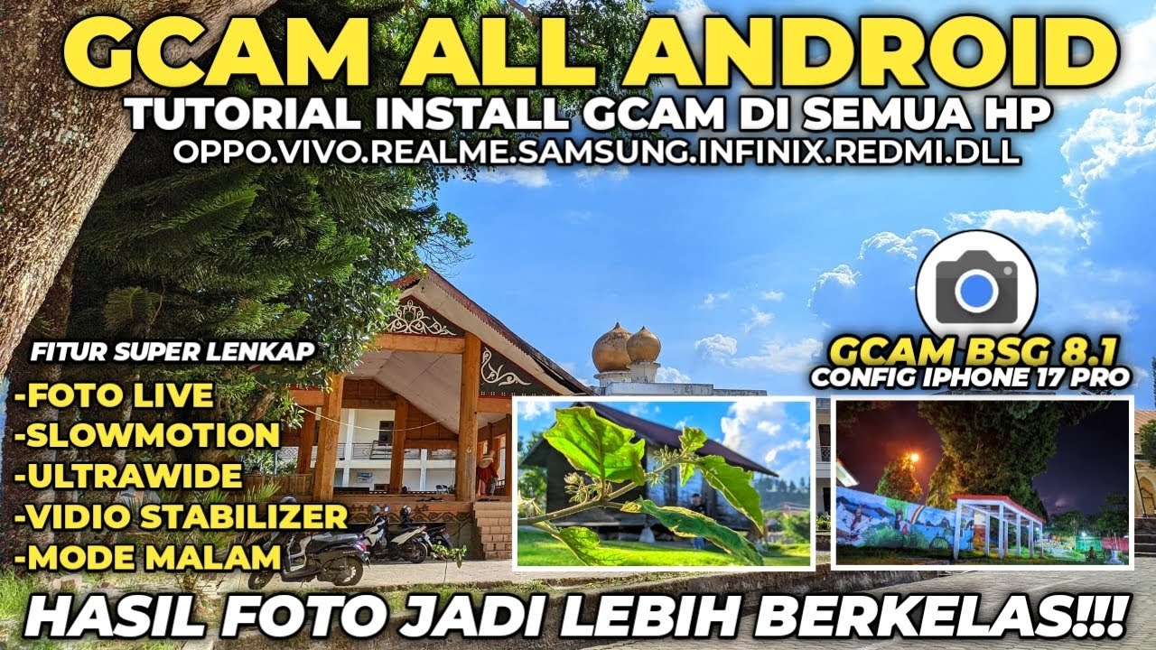 Terbaru 2026‼️Cara Paling Mudah Pasang Google Camera (Gcam) Di Semua Hp Android Tutorial lengkap!!!