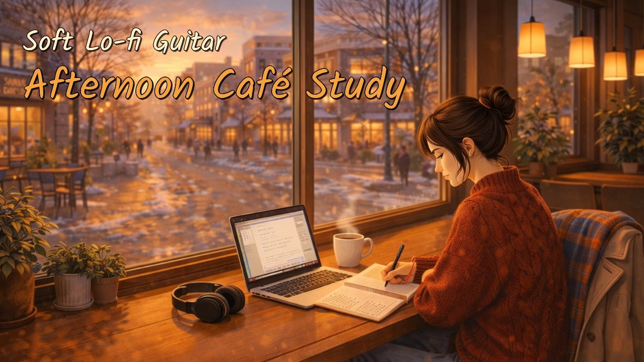 Warm Afternoon Café | Classical Guitar Lo-fi (1 Hour)