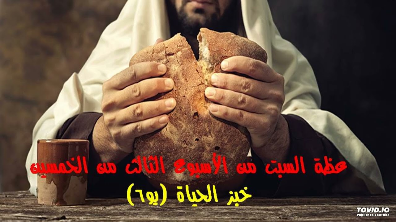 خبز الحياة - القس أثناسيوس عوض- كنيسة العذراء مريم بالمليحة- عظة السبت  10 مايو 2025م.