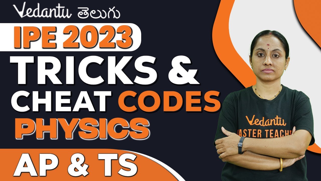 Tricks and Cheat Codes for 1st & 2nd Year | IPE 2023/2024 | Ramadevi Mam | Vedantu Telugu
