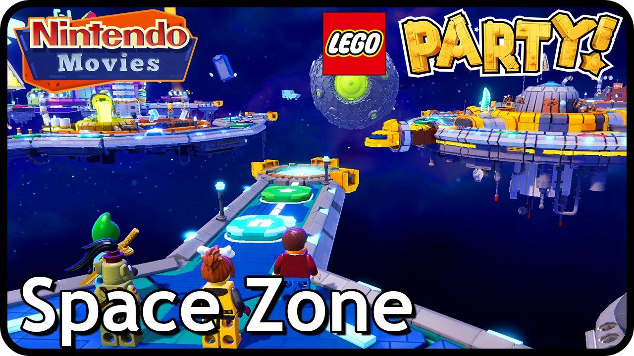 LEGO Party - Space Zone (3 Players, Maurits vs Rik vs Myrte)