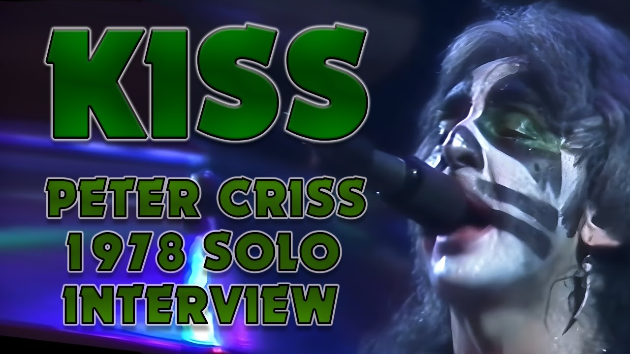 Peter Criss of KISS, classic 1978 radio interview for his solo album