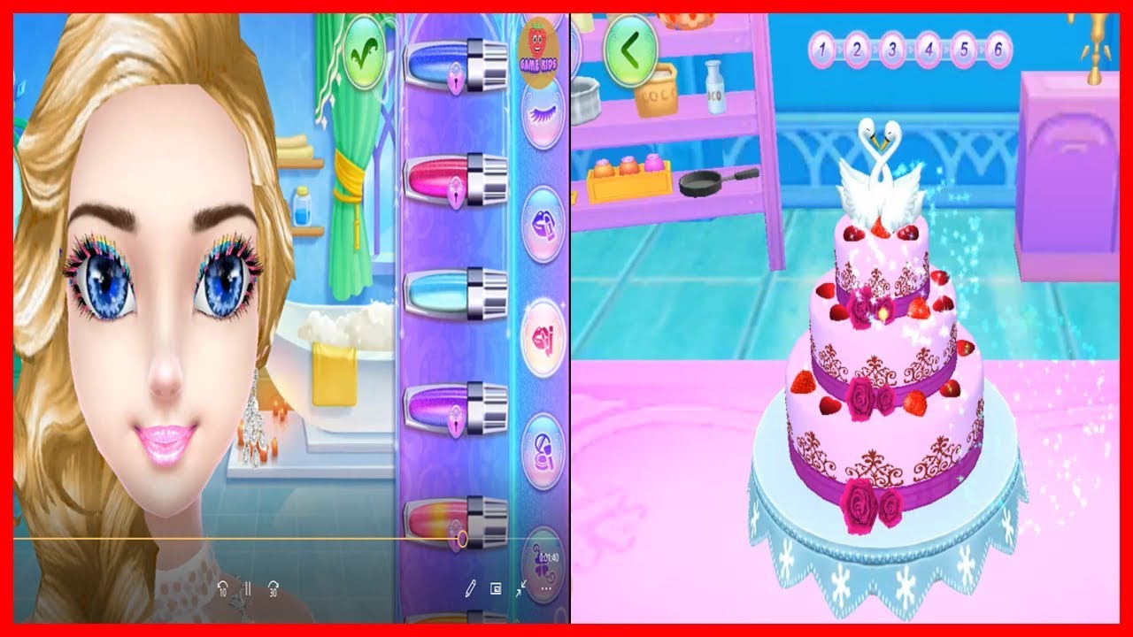 Best Games for Kids - Ice Princess - Wedding Day- Fun Makeover Care|Hair color Fun Salon Care/HD