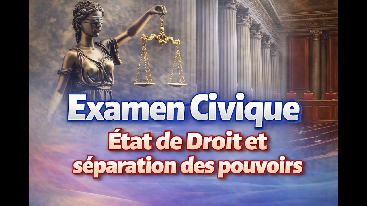 ✅ Examen civique : état de droit, présentation