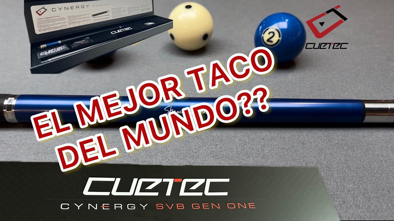 IMPRESIONANTE! Cuetec Cynergy SVB POOL CUE | Review Español