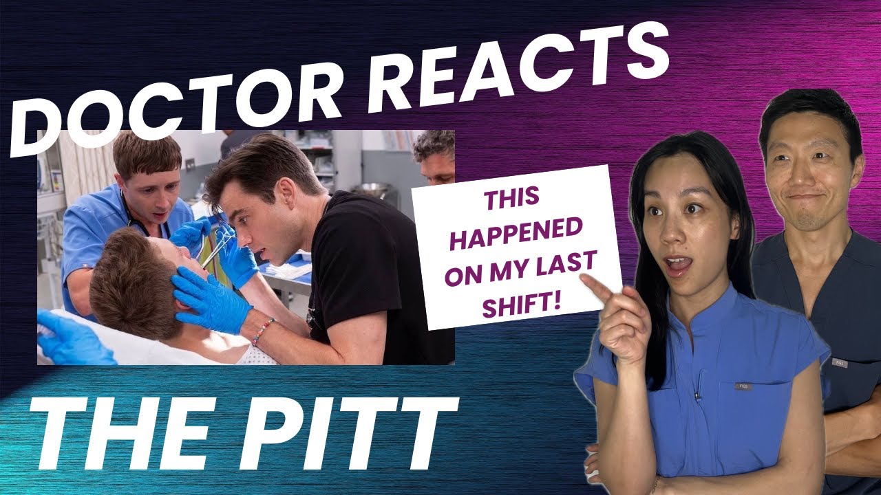 ER doctor and her husband react to the Pitt episode #5