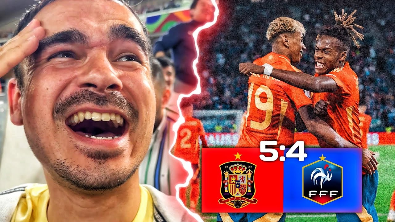LAMINE YAMAL BALLON DOR SHOW ?! 🏆🔥 SPANIEN vs FRANKREICH (9 TORE) Stadionvlog