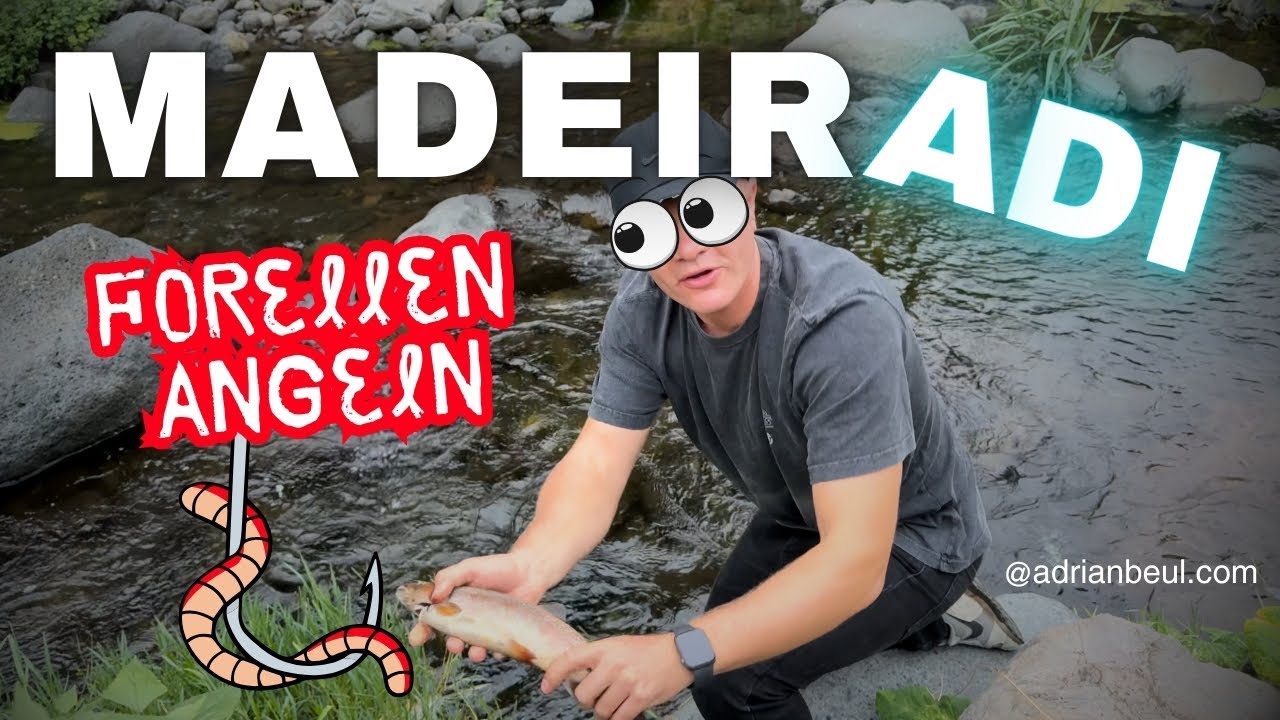 Beim Forellen Angeln sto&szlig;en wir zuf&auml;llig auf die Grotten von S&atilde;o Vicente - Madeira mit Adi Vlog #103
