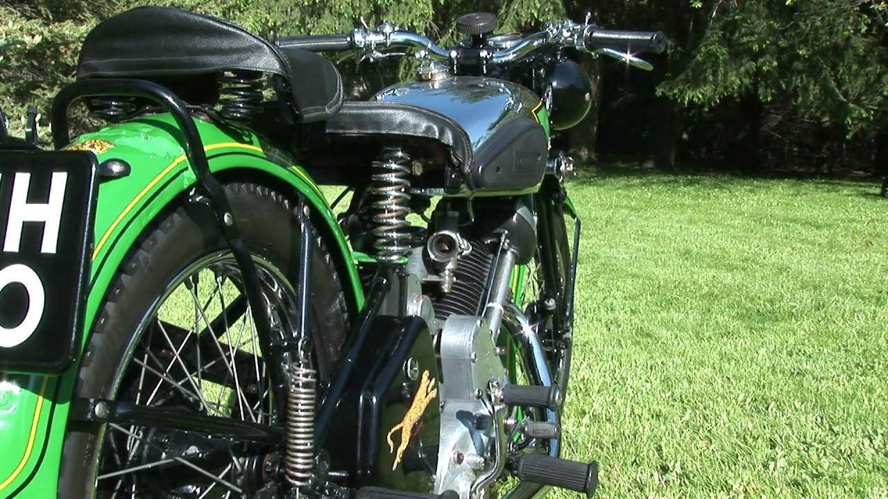 Panther Motorcycle 1939 Vintage