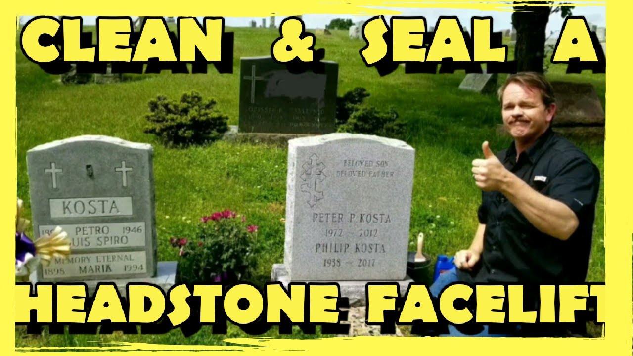 DIY🛠️ How to Clean & Seal a Headstone or Tombstone!