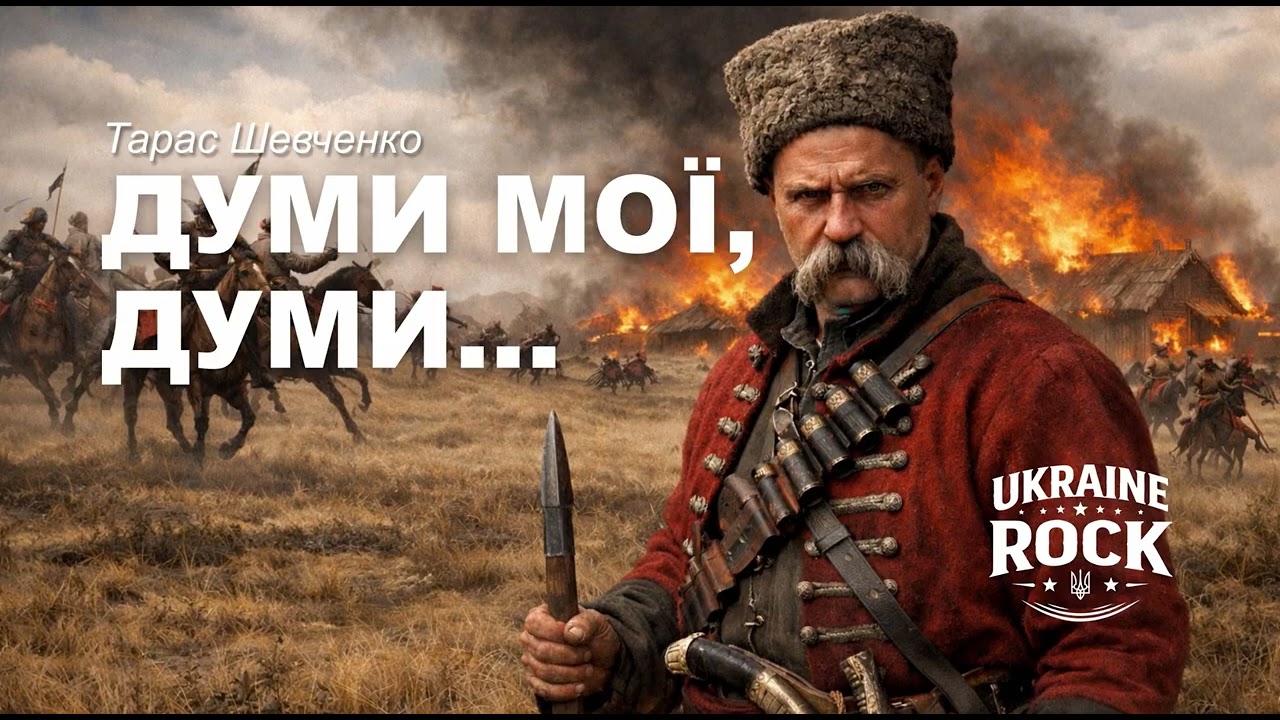 Тарас Шевченко — Думи мої, думи мої | Рок-версія