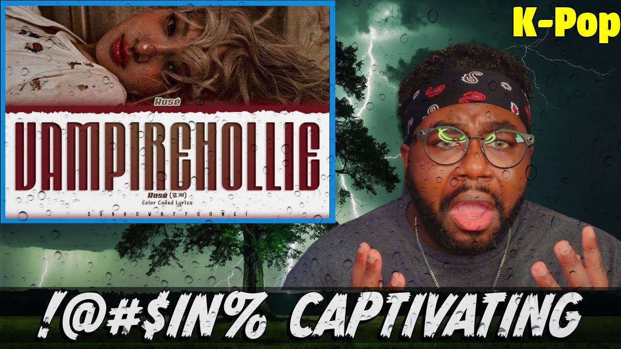 BEST SONG! | American REACTS to ROSÉ 'vampirehollie' Lyrics (로제 vampirehollie 가사) [Color Coded_Eng]